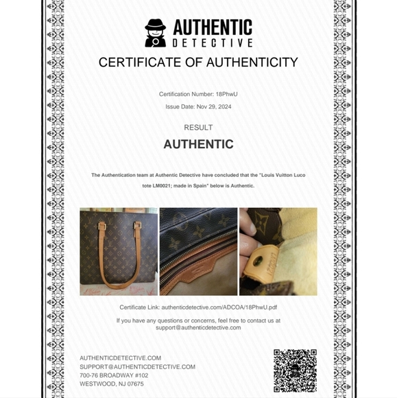Louis Vuitton Luco M51155 Monogram Shoulder Tote Bag. - Picture 16 of 16